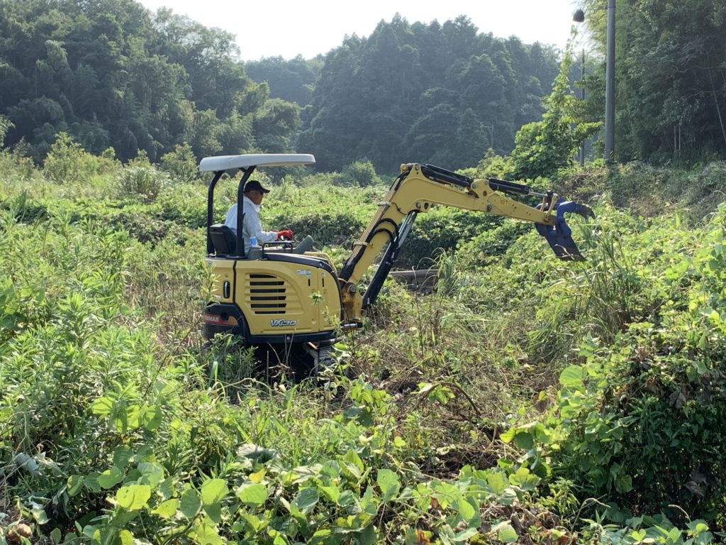 耕作放棄地整備