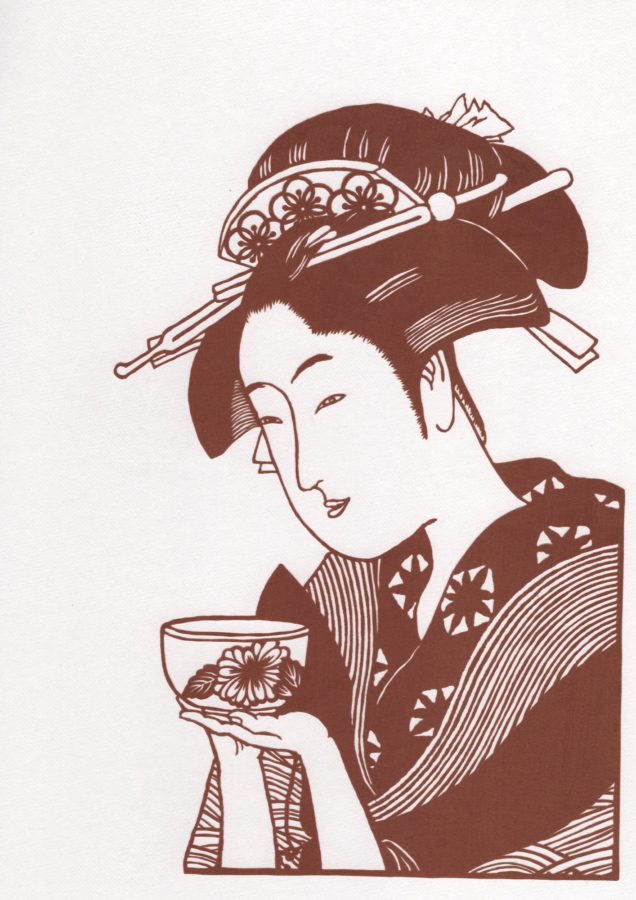 ラベルに使用した伊勢型紙の原版